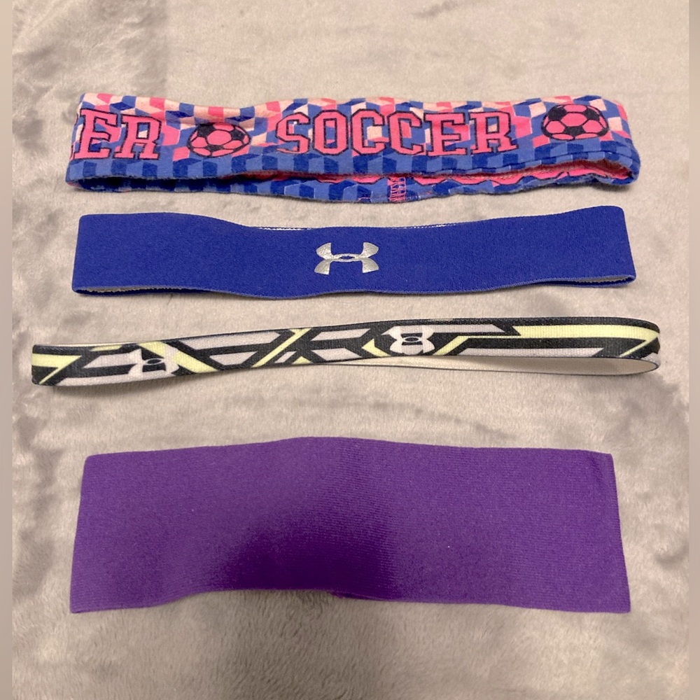 Under Armour Kids' Headband Set - Blue, Purple, Multicolor